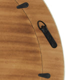 Aurora Round Bone Mirror