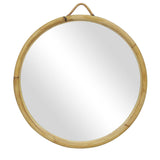 Cally 29" Round Rattan Mirror