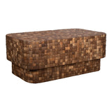 Samoa Rectangular Coconut Shell Coffee Table