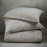 Veyre Global Geometric Comforter Set in Mushroom, Set of 3