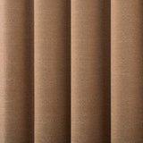 Suhana Contrast Tweed Buttonhole Shower Curtain in Dusty Terracotta