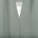 Sarasi Contrast Tweed Magnetic Closure 100% Blackout Grommet Curtain Panel in Mineral