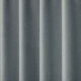 Merrow Puckered Wave Buttonhole Shower Curtain in Mineral
