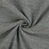 Sarasi Contrast Tweed Magnetic Closure 100% Blackout Grommet Curtain Panel in Coal