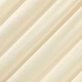 Nahla 100% Cotton Sheer Rod Pocket Curtain Panel in Ivory