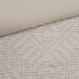 Veyre Global Geometric Comforter Set in Mushroom, Set of 3