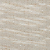 Damara Slub Stripe Tasseled Cotton Blend Throw in Mushroom