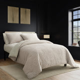 Veyre Global Geometric Comforter Set in Mushroom, Set of 3