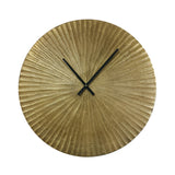 Sunburst Textured Wall Clock