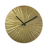 Sunburst Textured Wall Clock