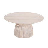 Clara Scalloped Base Coffee Table