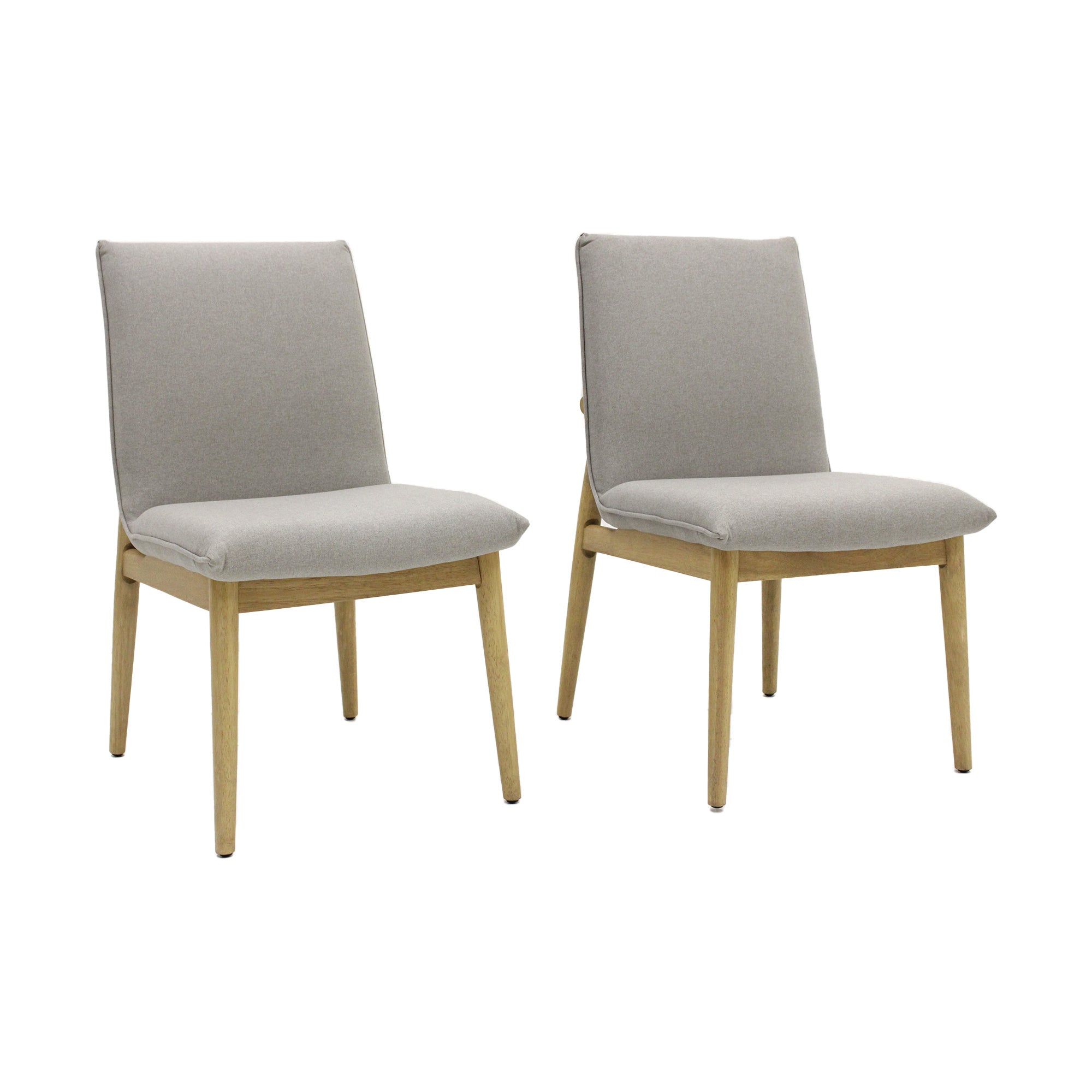 Nova Upholstered Wood Dining Chairs Set of 2