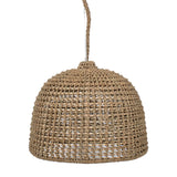 Woven Manila Rope Dome Pendant