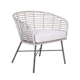 Cove Rattan Curved Occasional Chair