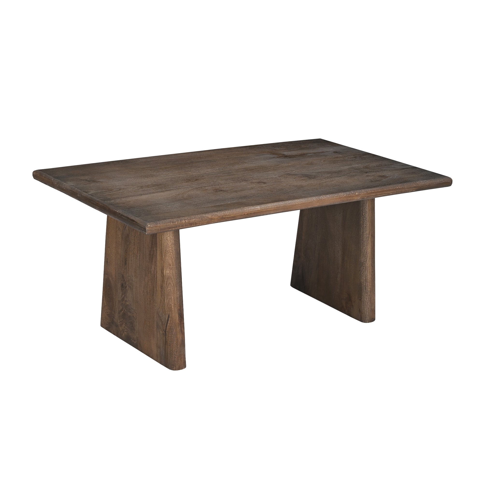 Trapezium Plank Wood Coffee Table