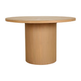 Bianca 48" Round Natural Wood Dining Table