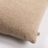 Ember Cotton Rich Boucle Decorative Pillow in Mushroom