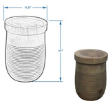 Kenton Round Drum Accent Table