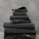 Denbrook Jacquard Texture Bath Towel Set in Graphite, Set of 6