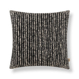 Remel Abstract Cotton Rich Decorative Pillow in Black