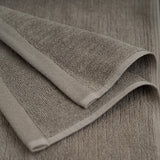 Denbrook Jacquard Texture Bath Towel Set in Mushroom, Set of 6