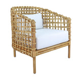 Yulia Openweave Rattan Barrel Occasional Chair