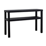 Tailored Raffia Console Table