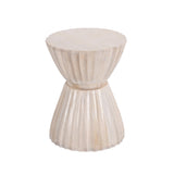 Clara Scalloped Accent Table